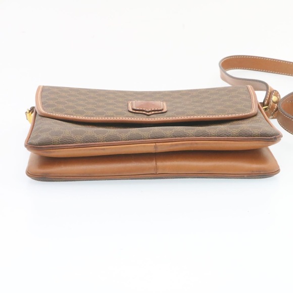 CELINE Macadam Canvas Shoulder Bag Brown Auth ar5789 - Picture 6 of 16